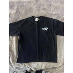 Gallery Dept. Black Graphic Logo T-Shirt